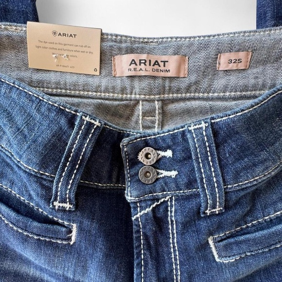 Ariat Real Denim Mid Rise Boot Cut Jeans Blue Denim 32 S New with Tag - Picture 5 of 7